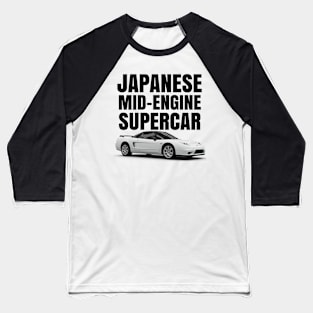 JDM Midengine Supercar Baseball T-Shirt